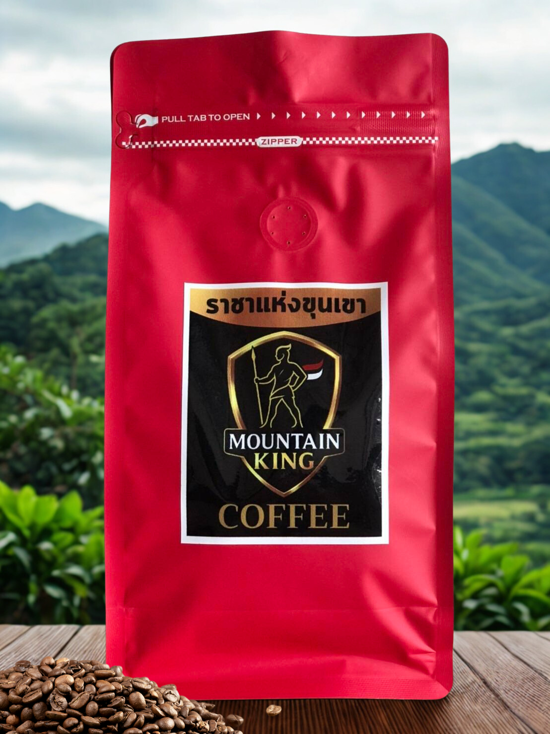 Robusta  คัดเกรดพรีเมียม  ขนาด 500 กรัม