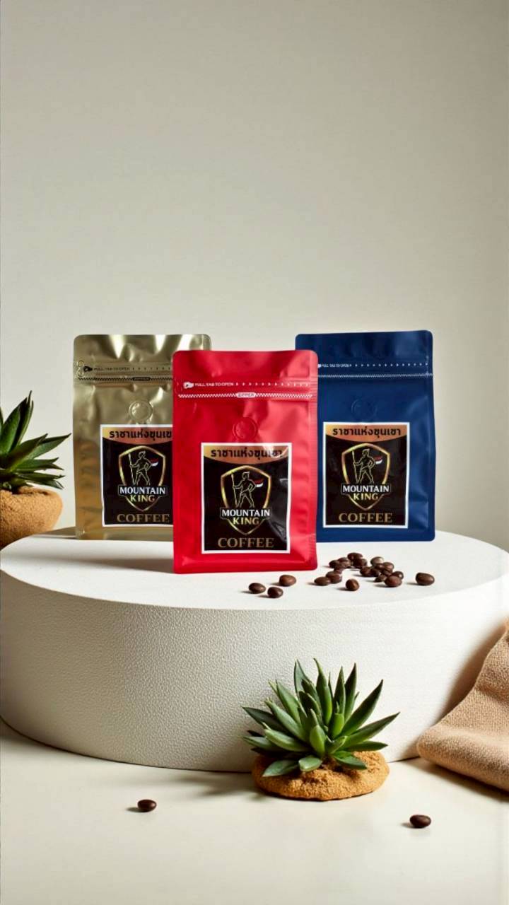 Arabiga  Peaberry  คัดเกรดพรีเมียม  ขนาด 500 กรัม